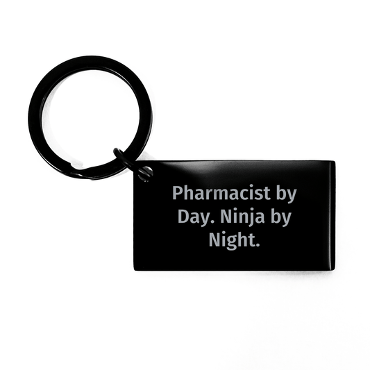 Pharmacist Gifts from Men - Keychain by Day, Ninja by Night. Father's Day Unique Gifts for Him - The Buy Boom