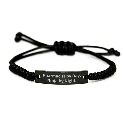 Pharmacist Ninja Rope Bracelet, Funny Quote, Gifts for Pharmacists, Father's Day Unique Gifts from Men to Pharmacists - The Buy Boom