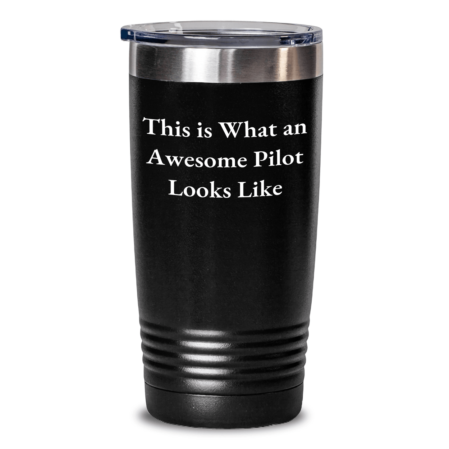 Pilot Gifts from Friends and Family for Father's Day - This Is What An Awesome Pilot Looks Like Funny Tumbler - The Buy Boom