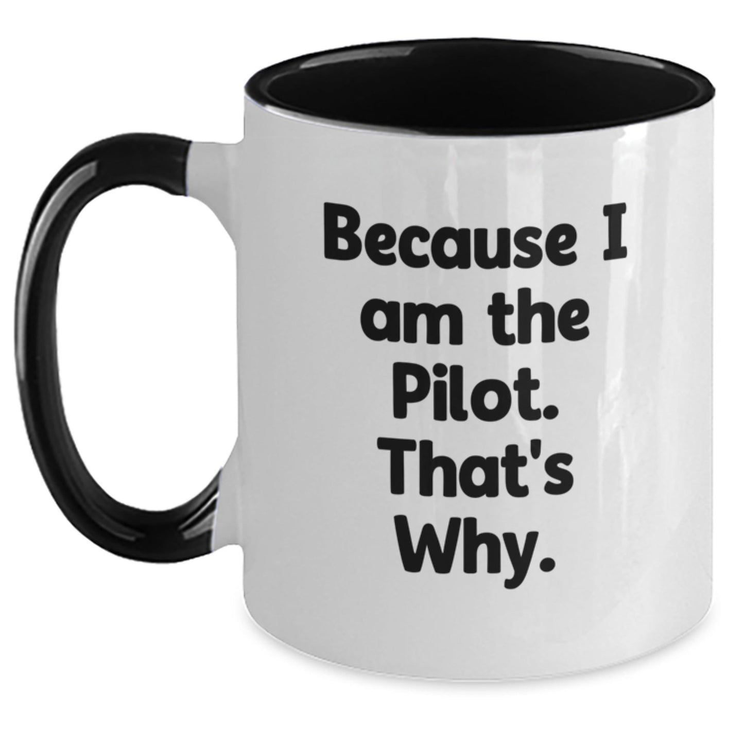Pilot Humor Gifts from Friends for Birthday Unique Pilot Two Tone Coffee Mugs, Red and White, Black and White, Navy and White, Pink and White, Inspirational Quote, Funny Gifts for Men, Women, Family - The Buy Boom