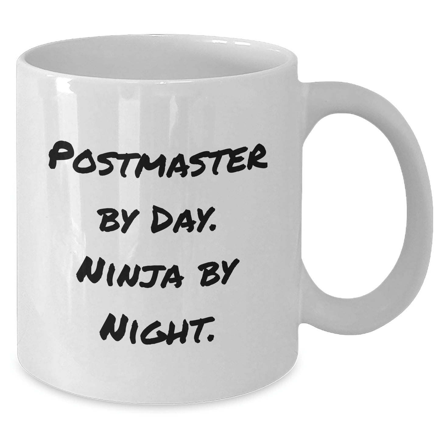 Postmaster Funny White Coffee Mug Gifts from Friends for Postmaster By Day Ninja By Night - The Buy Boom