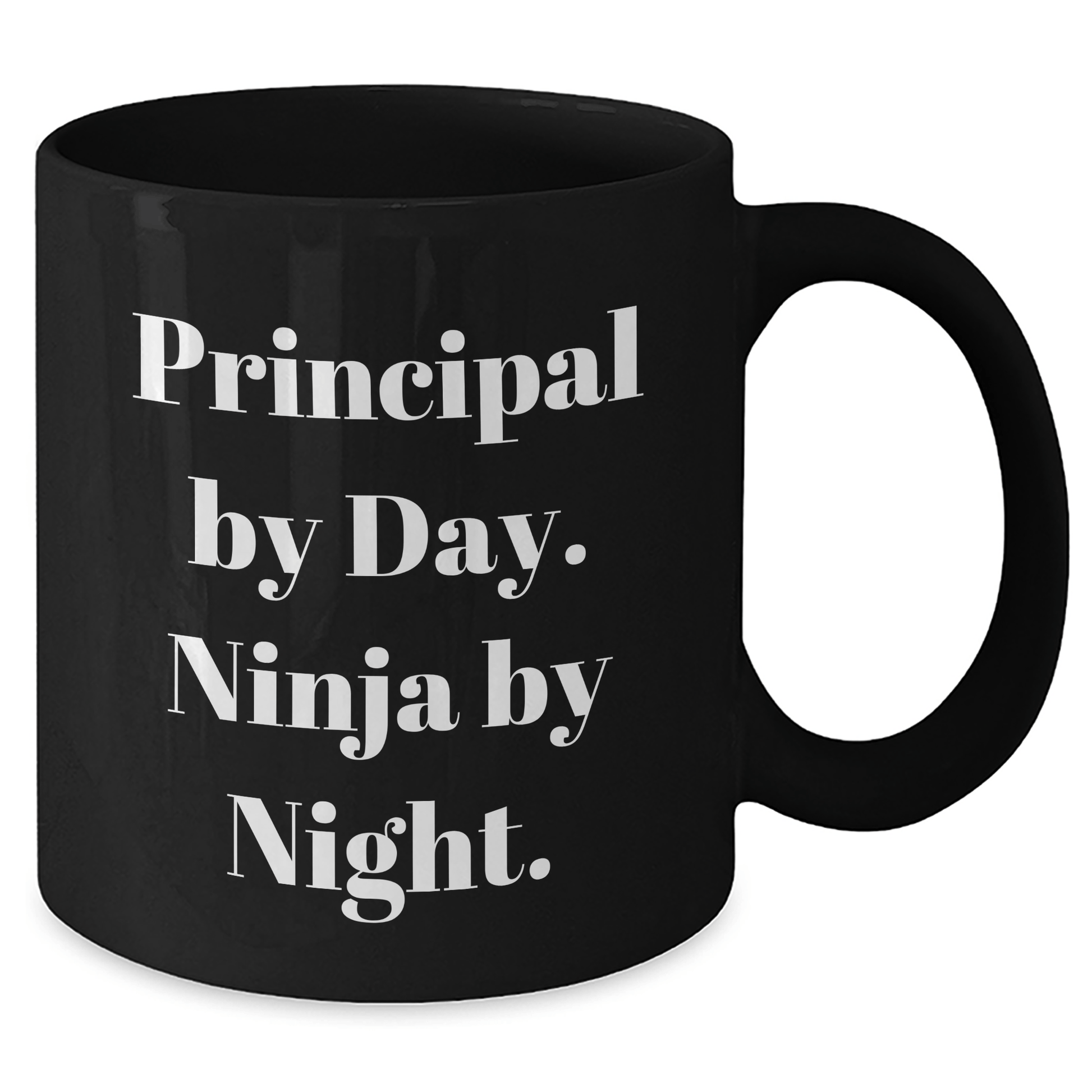 Principal By Day Funny Black Coffee Mugs Gifts from Men to Principal By Day Ninja By Night - The Buy Boom