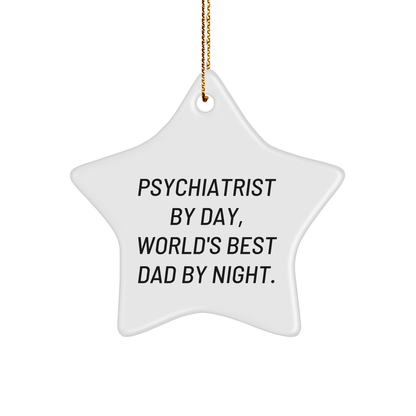 Psychiatrist Gifts from Men Christmas Unique Star Ornament Quotes Funny - The Buy Boom