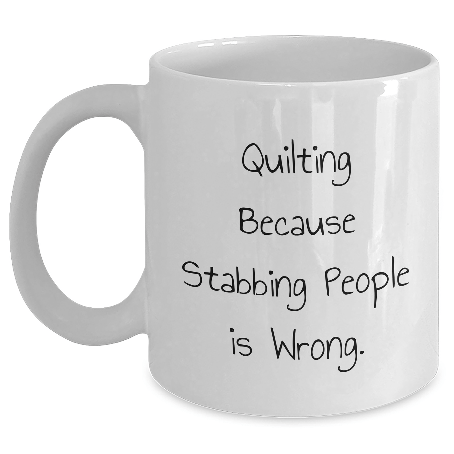 Quilting Humor Gifts from Friends for Quilting Lovers, Funny White Coffee Mug - The Buy Boom