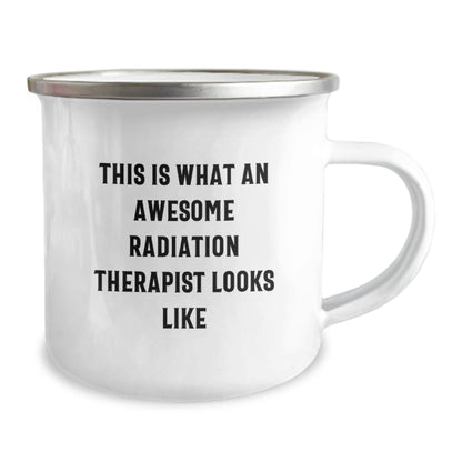 Radiation Therapist Gifts, Funny Quote, Camping Mug, 12oz Stainless Steel, Graduation Unique Gifts from Friends to Radiation Therapist - The Buy Boom