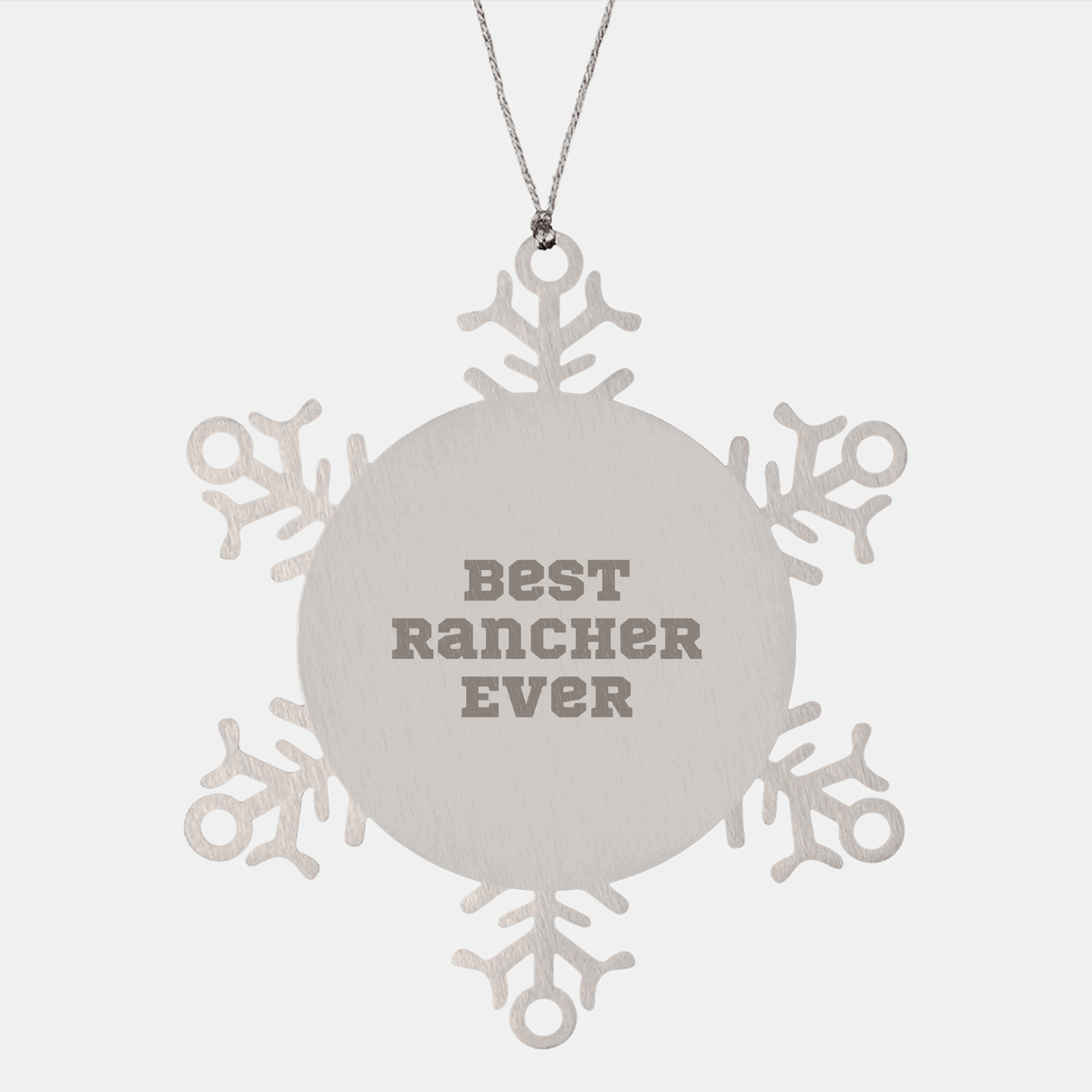 Rancher's Delight, Funny Snowflake Ornament Gifts from Friends, Unique Christmas Unique Gifts for Him and Her - The Buy Boom