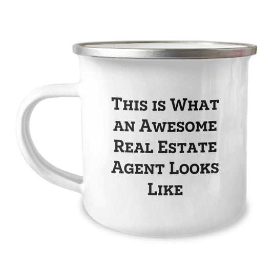 Real Estate Agent Gifts from Friends to Real Estate Agent, This Is What An Awesome Real Estate Agent Looks Like, Camping Mug for Graduation Unique Gifts - The Buy Boom