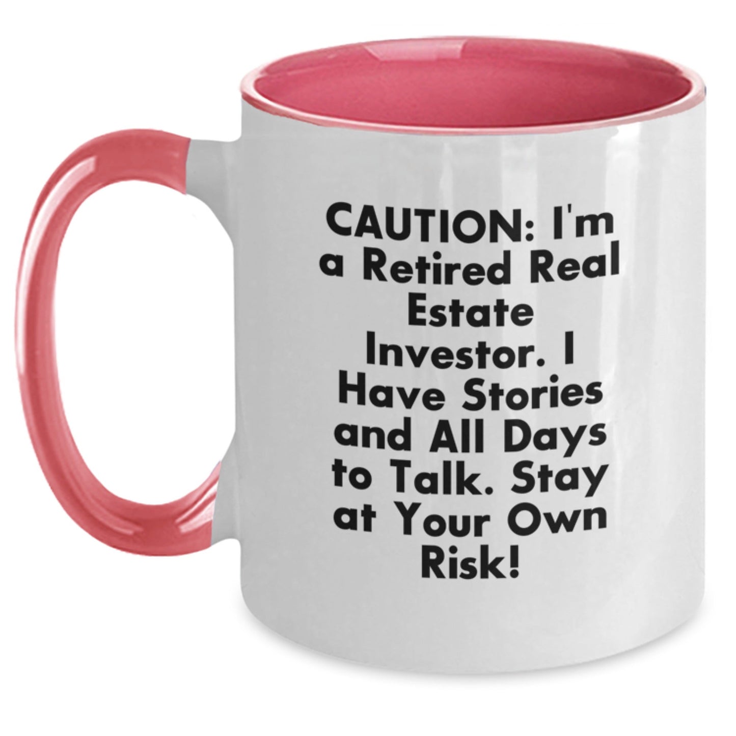 Real Estate Investor Gifts, Funny Quote Two Tone Coffee Mug for Graduation, Gifts from Friends, Real Estate Investor's Unique Gift - The Buy Boom