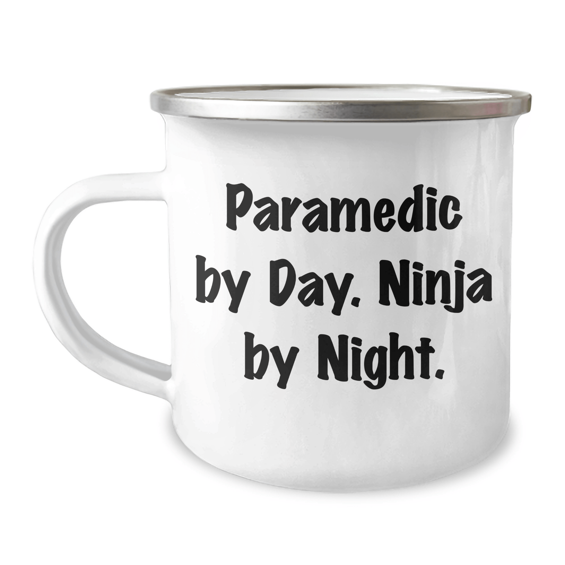 Rescue Worker Gifts for Men - Funny Camping Mug, Rescue Worker By Day. Ninja By Night. - Father's Day Unique Gifts from Men - The Buy Boom
