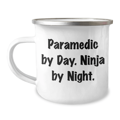 Rescue Worker Gifts for Men - Funny Camping Mug, Rescue Worker By Day. Ninja By Night. - Father's Day Unique Gifts from Men - The Buy Boom