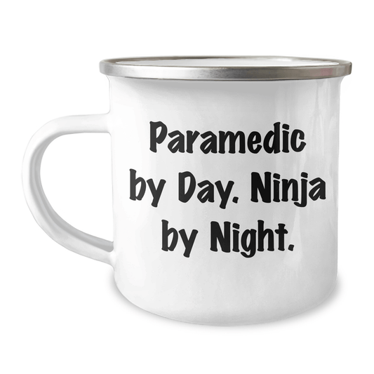 Rescue Worker Gifts for Men - Funny Camping Mug, Rescue Worker By Day. Ninja By Night. - Father's Day Unique Gifts from Men - The Buy Boom