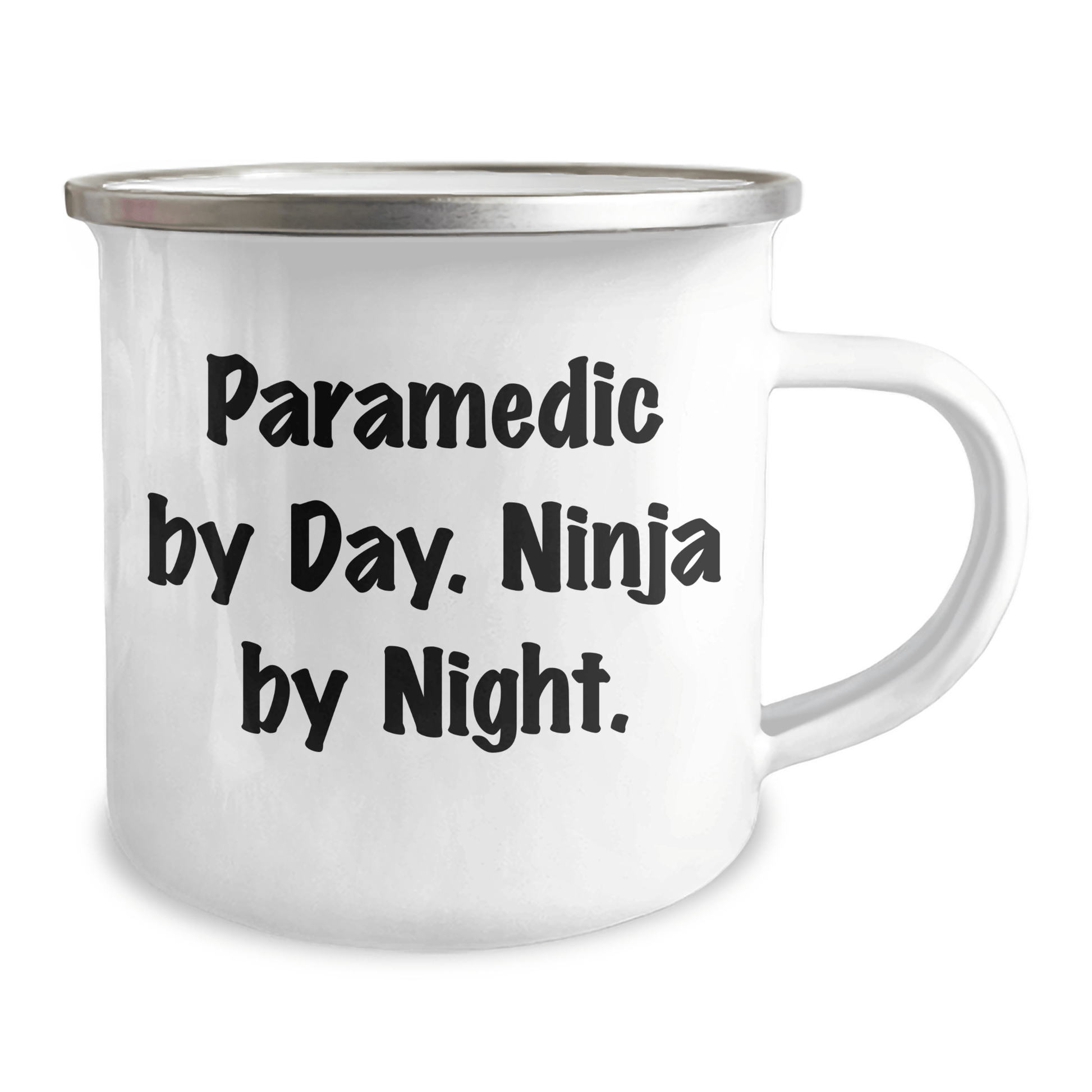 Rescue Worker Gifts for Men - Funny Camping Mug, Rescue Worker By Day. Ninja By Night. - Father's Day Unique Gifts from Men - The Buy Boom