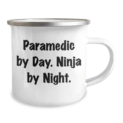 Rescue Worker Gifts for Men - Funny Camping Mug, Rescue Worker By Day. Ninja By Night. - Father's Day Unique Gifts from Men - The Buy Boom