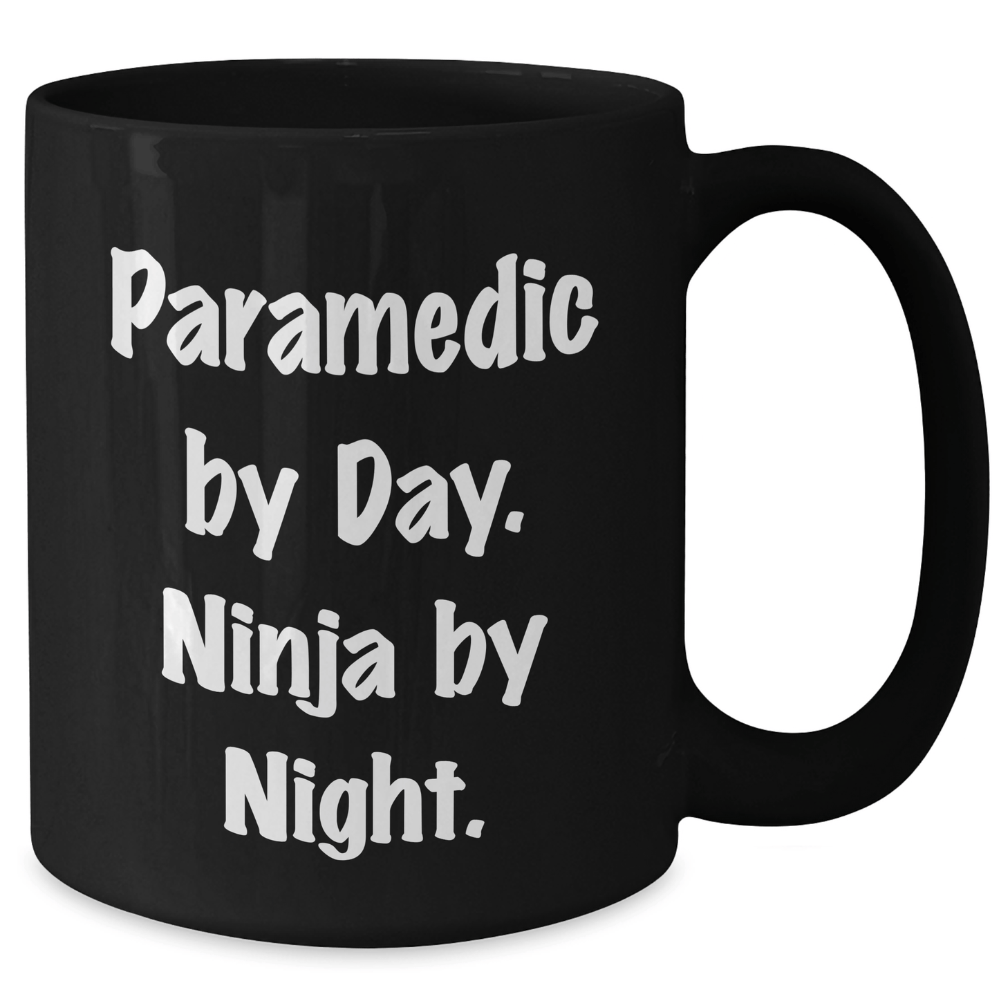 Rescue Worker Gifts - Rescue Worker By Day. Ninja By Night. Black Coffee Mug, Father's Day Unique Gifts from Men to Rescue Worker Heroes - The Buy Boom