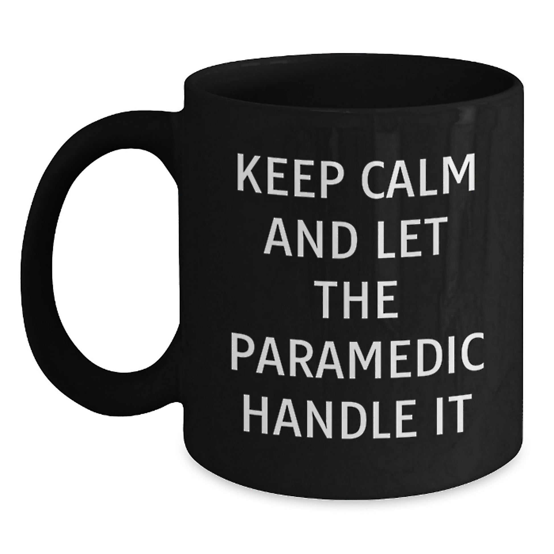Rescue Worker Humor Gifts from Friends to Rescue Workers, Funny Black Coffee Mugs for Birthday, Keep Calm and Let Rescue Worker Handle It - The Buy Boom
