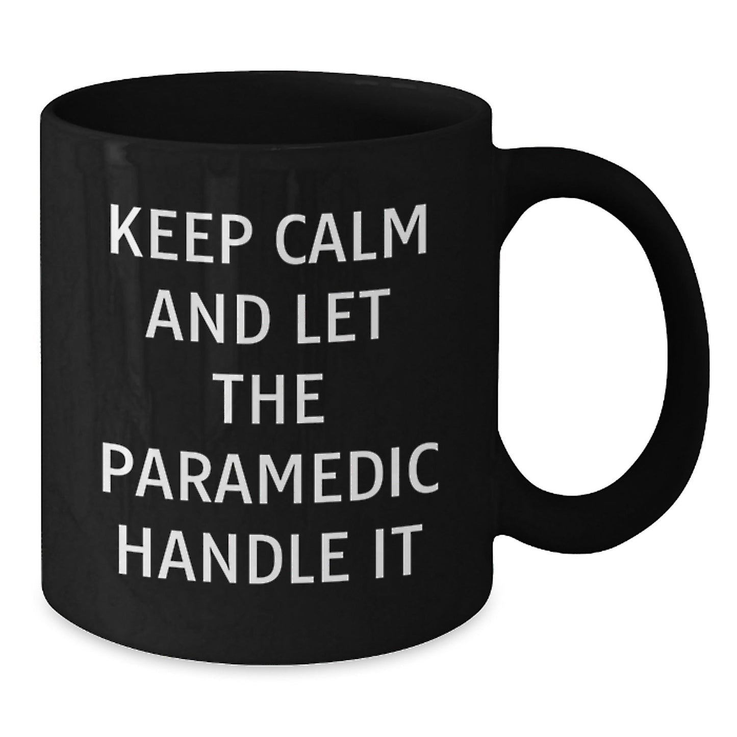 Rescue Worker Humor Gifts from Friends to Rescue Workers, Funny Black Coffee Mugs for Birthday, Keep Calm and Let Rescue Worker Handle It - The Buy Boom