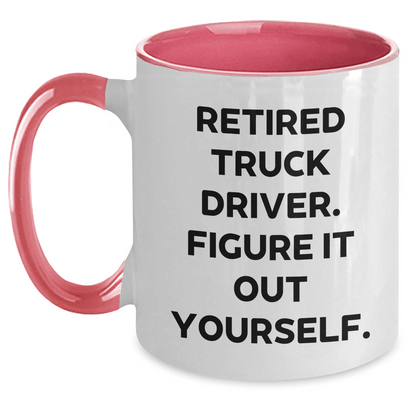 Retired Truck Driver Coffee Mug – Funny Gift from Family for Any Occasion - The Buy Boom