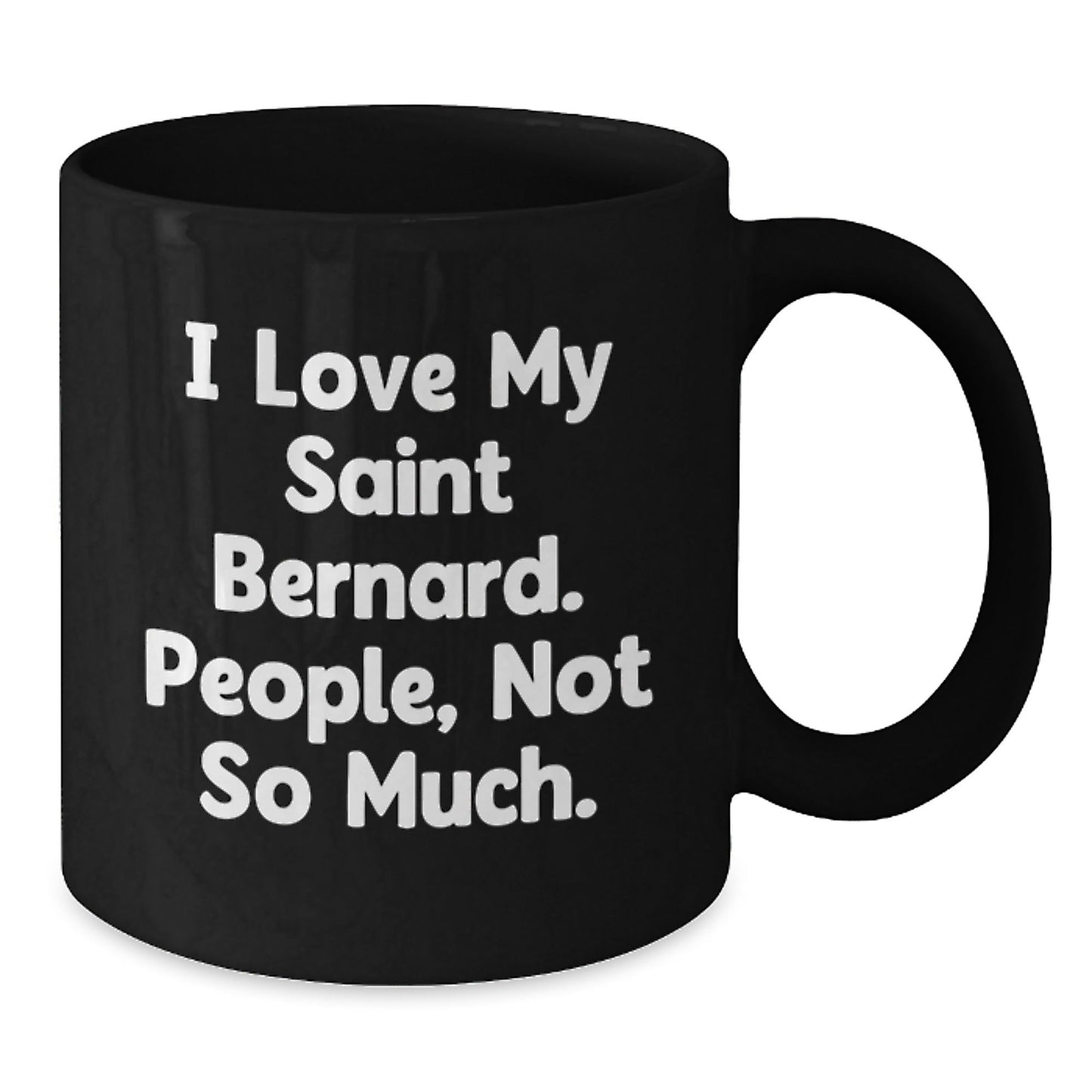 Saint Bernard Dog Lovers Funny Mug Gifts from Friends to Family Birthday Unique Presents - The Buy Boom