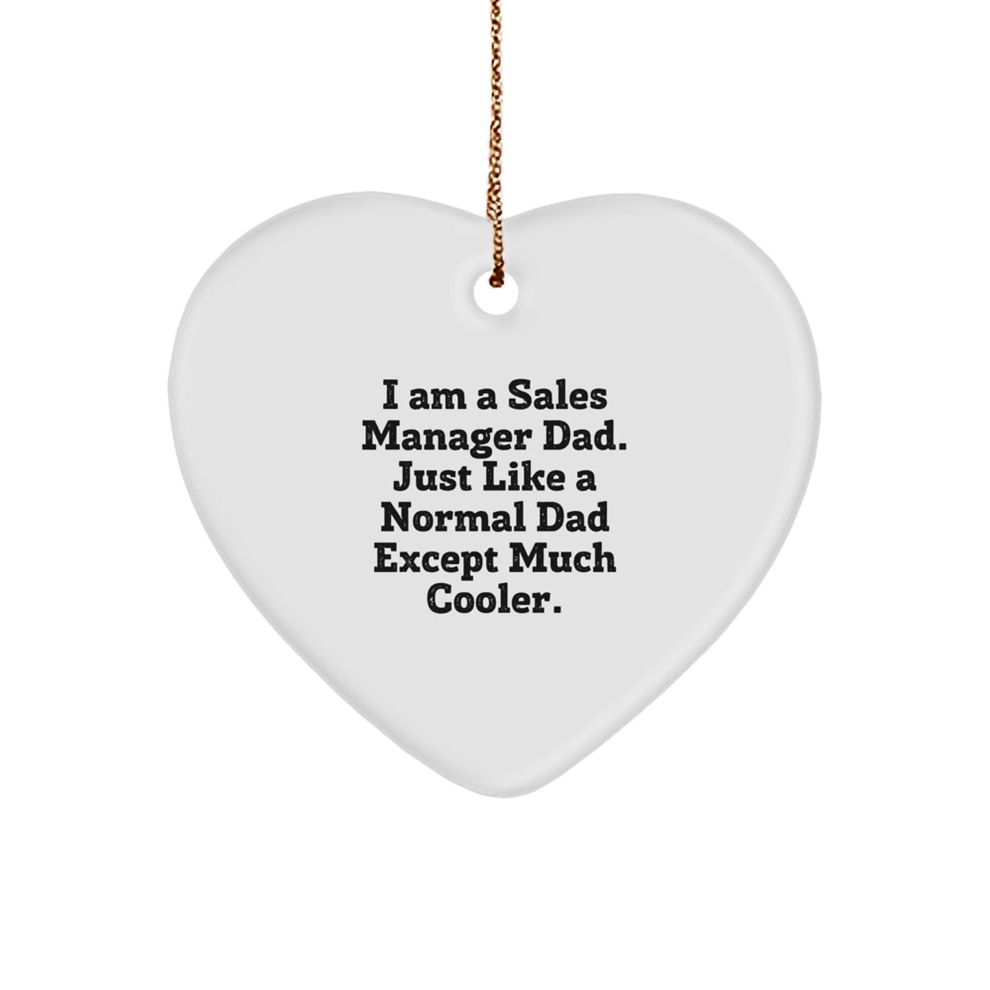 Sales Manager Heart Ornament Gifts from Men to Sales Managers for Christmas Unique Decoration - The Buy Boom
