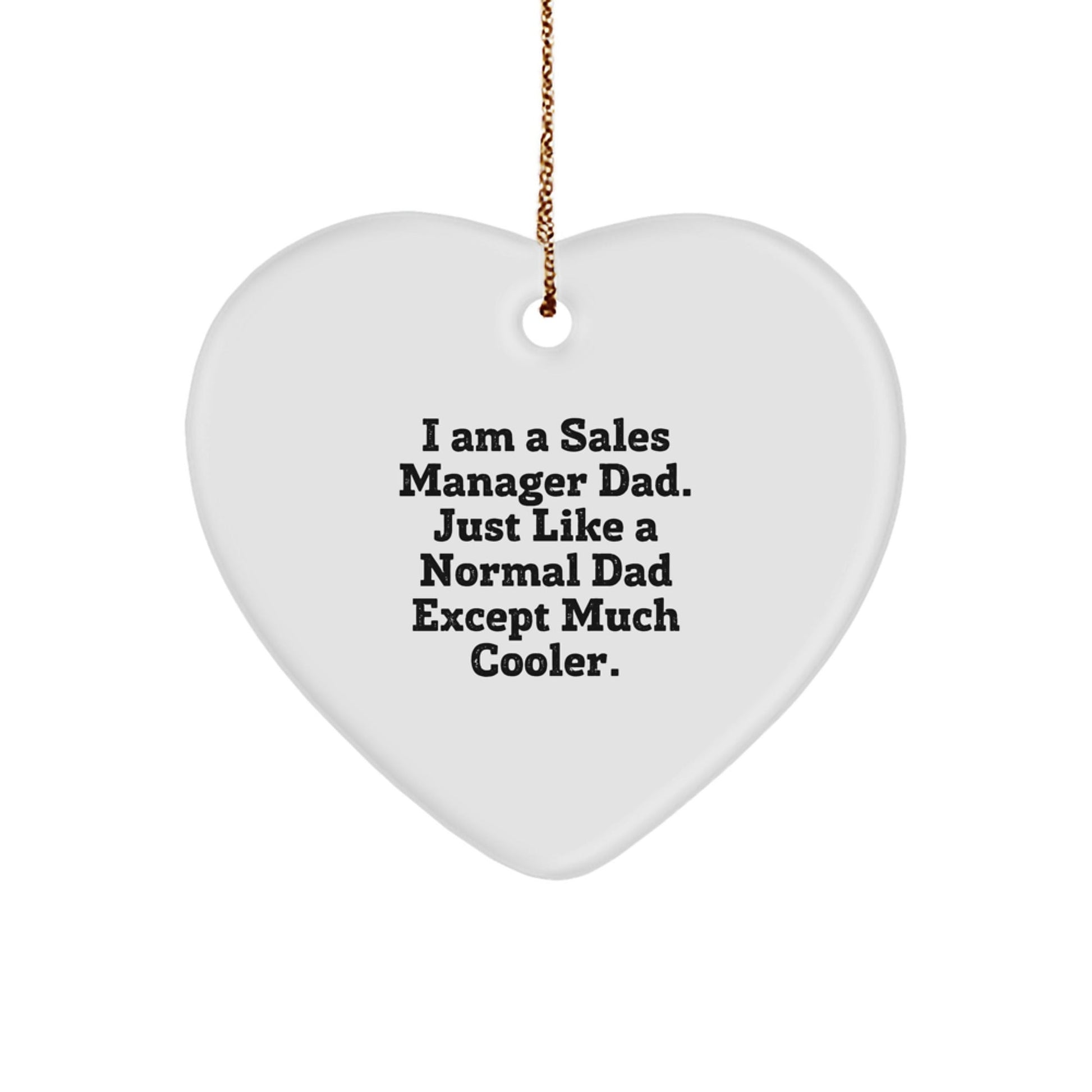 Sales Manager Heart Ornament Gifts from Men to Sales Managers for Christmas Unique Decoration - The Buy Boom