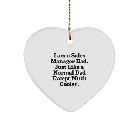 Sales Manager Heart Ornament Gifts from Men to Sales Managers for Christmas Unique Decoration - The Buy Boom
