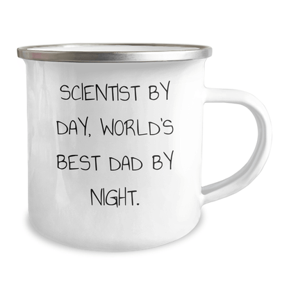 Scientist Gifts, Camping Mug for Dad's Funny Quote - Gifts from Family, Father's Day Unique Gifts for Scientist - The Buy Boom