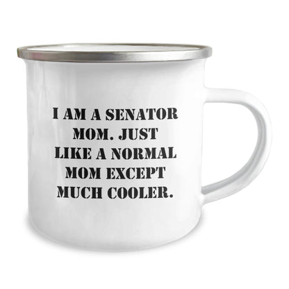 Senator Mom Gifts from Family, Funny Camping Mugs for Senator, Christmas Unique Senator Gifts for Senator Mom - The Buy Boom