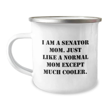 Senator Mom Gifts from Family, Funny Camping Mugs for Senator, Christmas Unique Senator Gifts for Senator Mom - The Buy Boom