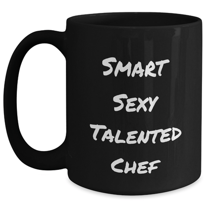 Sexy Chef Funny Mum's Day Gift Ideas - Black Coffee Mug for Her from Men - The Buy Boom