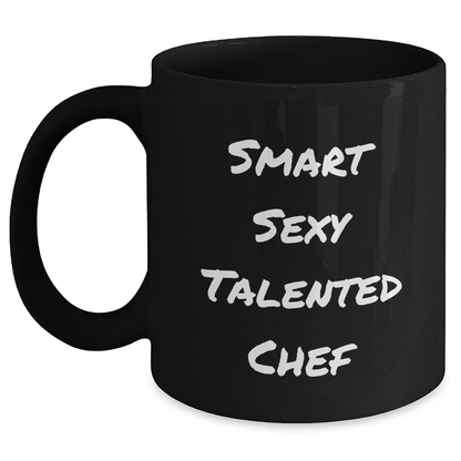 Sexy Chef Funny Mum's Day Gift Ideas - Black Coffee Mug for Her from Men - The Buy Boom
