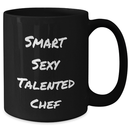 Sexy Chef Funny Mum's Day Gift Ideas - Black Coffee Mug for Her from Men - The Buy Boom