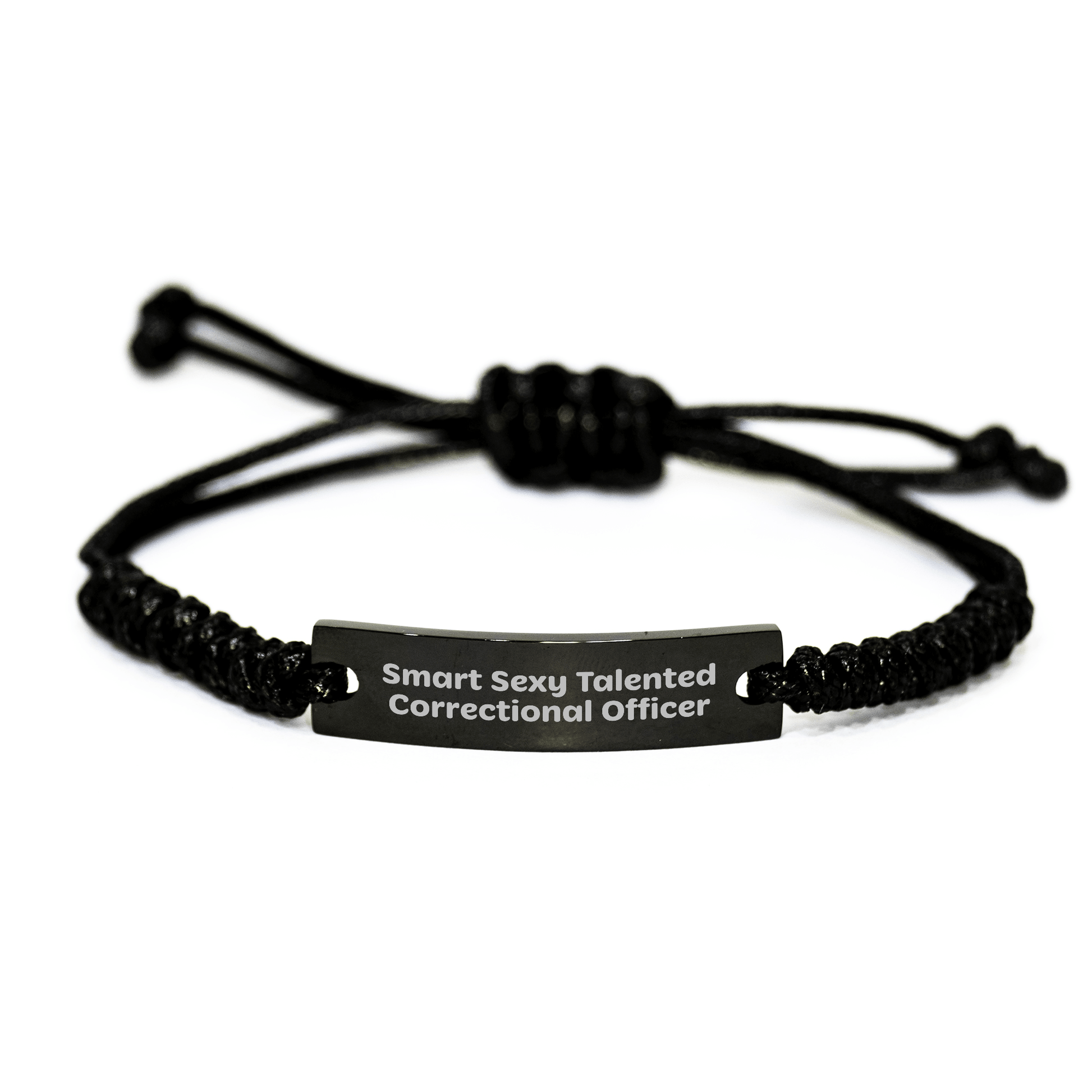 Sexy Correctional Officer Gift – Smart Rope Bracelet Quote - The Buy Boom