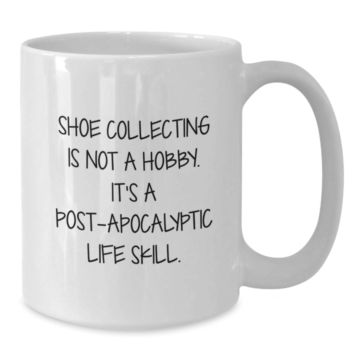 Shoe Collecting Gifts from Friends for Shoe Collecting Enthusiasts Funny White Coffee Mug, Inspirational Quote - The Buy Boom