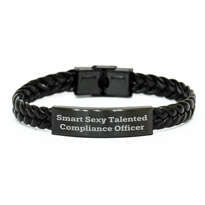 Smart Sexy Talented Compliance Officer Leather Bracelet Gift - The Buy Boom