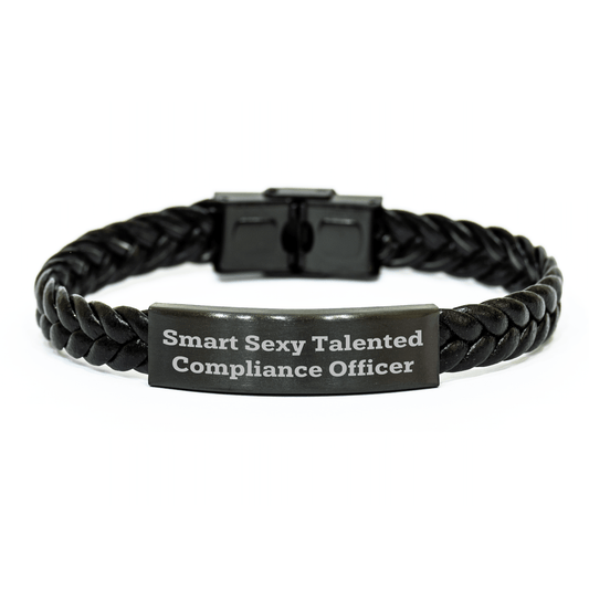 Smart Sexy Talented Compliance Officer Leather Bracelet Gift - The Buy Boom