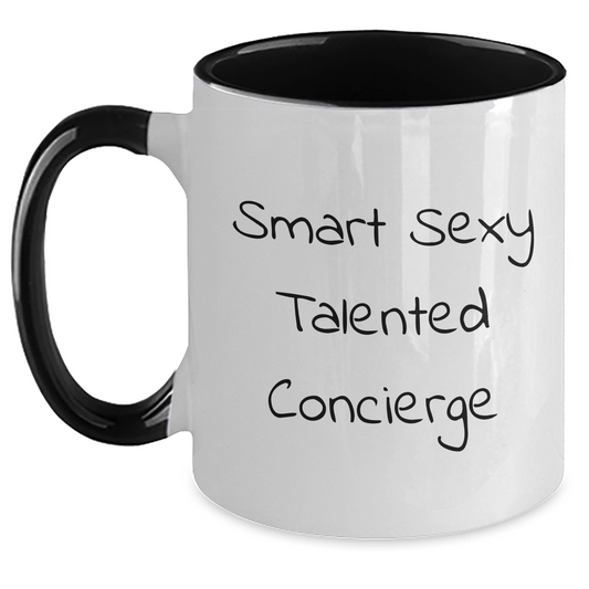 Smart Sexy Talented Concierge Mug – Funny Gift for Any Occasion - The Buy Boom