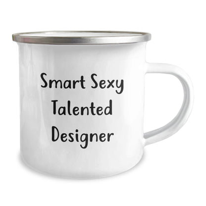 Smart Sexy Talented Designer Gifts from Friends or Family - Funny Camping Mug for Birthday - The Buy Boom