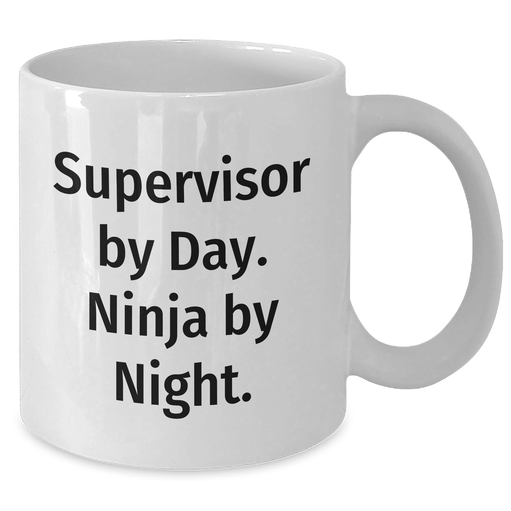 Supervisor By Day. Ninja By Night. Funny White Coffee Mug Gifts from Men for Supervisor's Father's Day - The Buy Boom