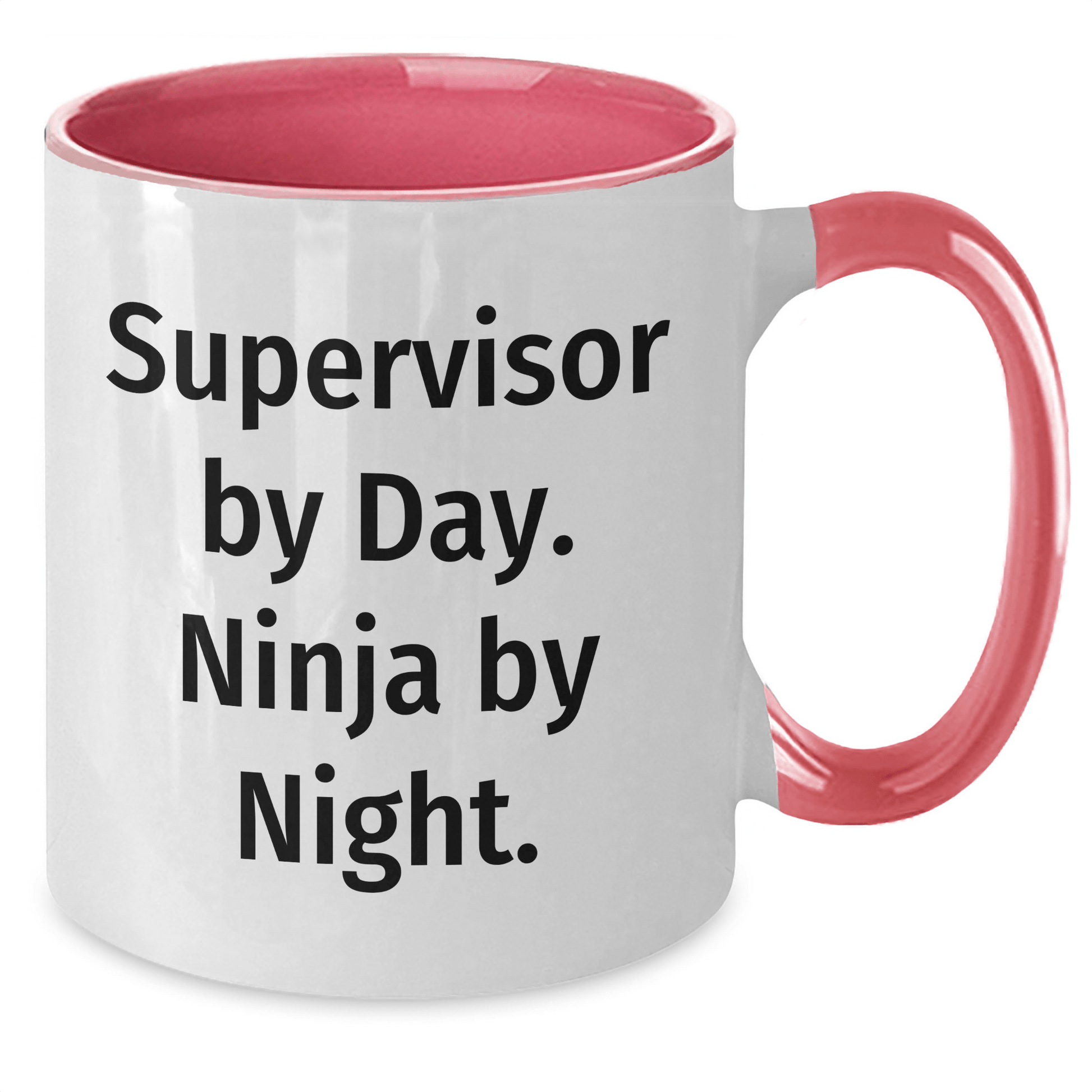 Supervisor Gifts from Men, Funny Two Tone Coffee Mugs for Dad, Father's Day Unique Gifts for Supervisor By Day Ninja By Night - The Buy Boom