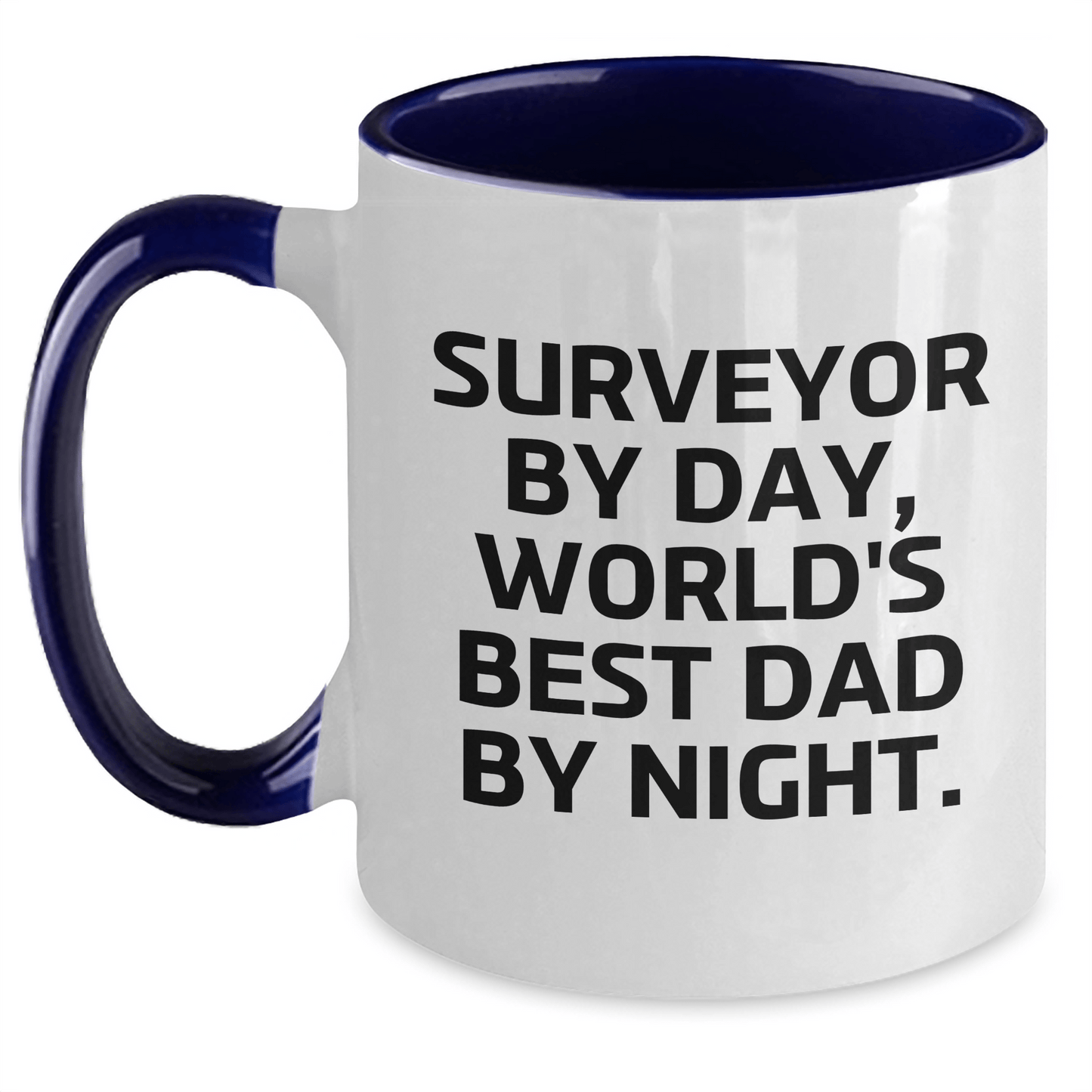 Surveyor Gifts, Funny Two Tone Coffee Mugs, Father's Day Unique Gifts from Men to Surveyor - The Buy Boom