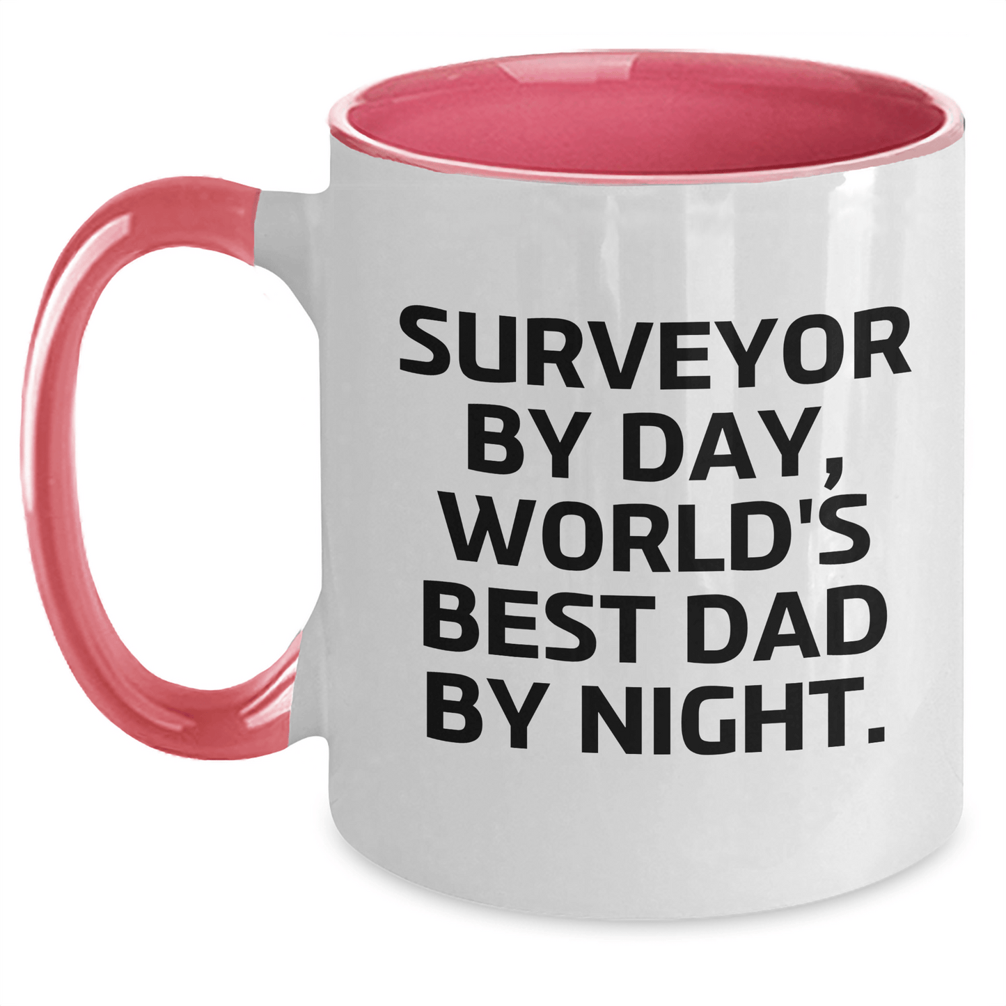 Surveyor Gifts, Funny Two Tone Coffee Mugs, Father's Day Unique Gifts from Men to Surveyor - The Buy Boom
