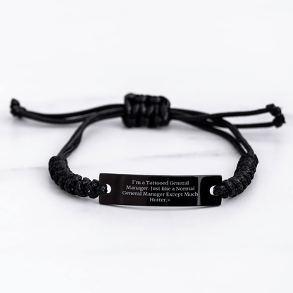 Tattooed General Manager Rope Bracelet – Funny Gift Idea - The Buy Boom