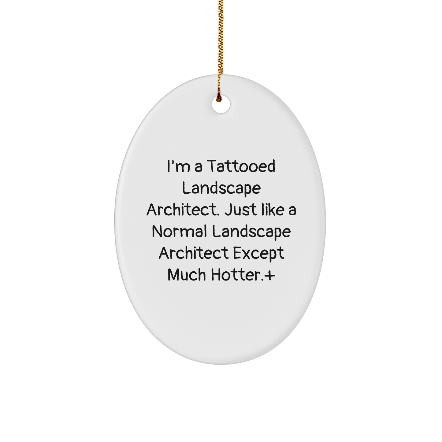 Tattooed Landscape Architect Ornament – Unique Christmas Gift - The Buy Boom