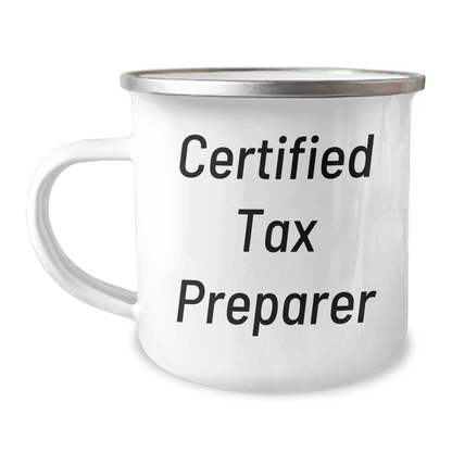 Tax Preparer Gifts from Men, Funny 'Certified Tax Preparer' Camping Mug for Father's Day - The Buy Boom