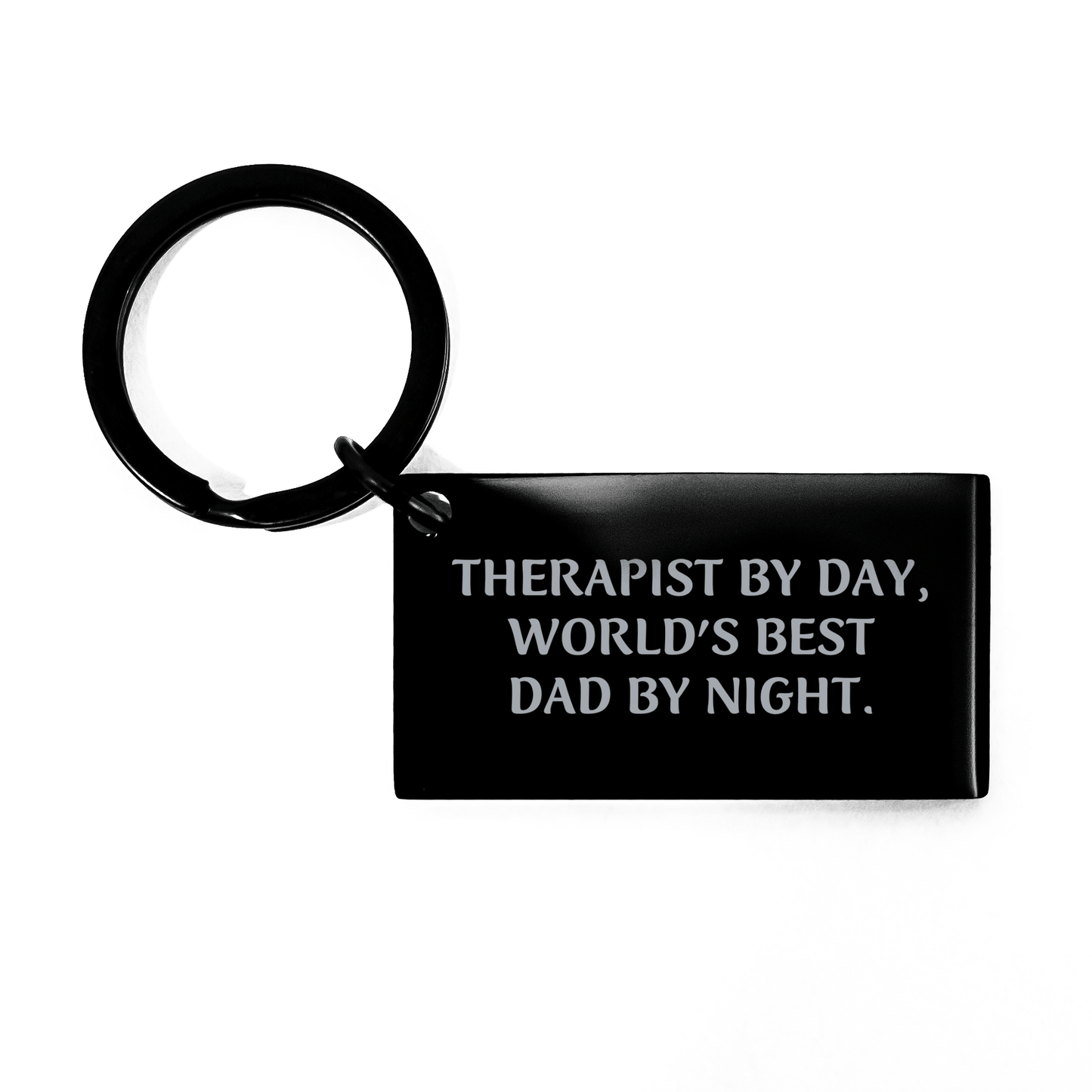 Therapist By Day Funny Dad Keychain Gifts from Men for Father's Day - The Buy Boom