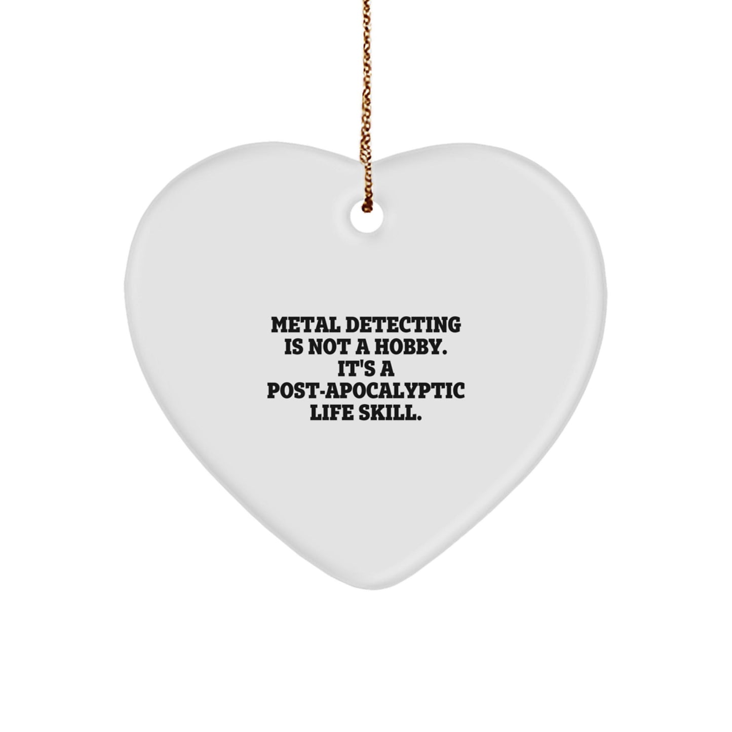 'Tis the Season for Metal Detecting Gifts: Heart Ornament for Metal Detecting Enthusiasts, Gifts from Friends and Family for Men, Women, and Coworkers, Christmas Unique Finds - The Buy Boom