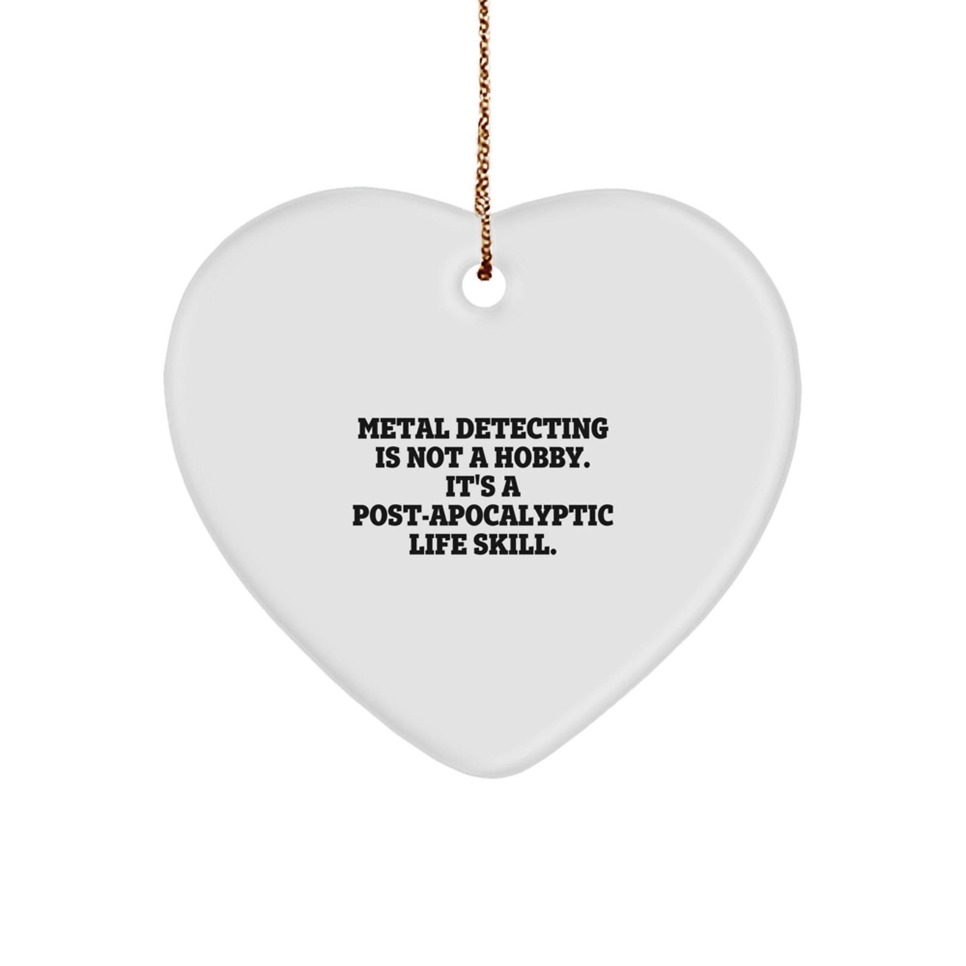 'Tis the Season for Metal Detecting Gifts: Heart Ornament for Metal Detecting Enthusiasts, Gifts from Friends and Family for Men, Women, and Coworkers, Christmas Unique Finds - The Buy Boom
