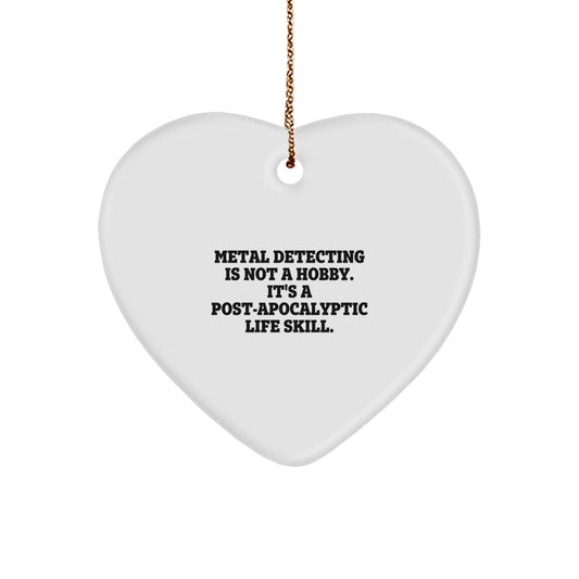 'Tis the Season for Metal Detecting Gifts: Heart Ornament for Metal Detecting Enthusiasts, Gifts from Friends and Family for Men, Women, and Coworkers, Christmas Unique Finds - The Buy Boom