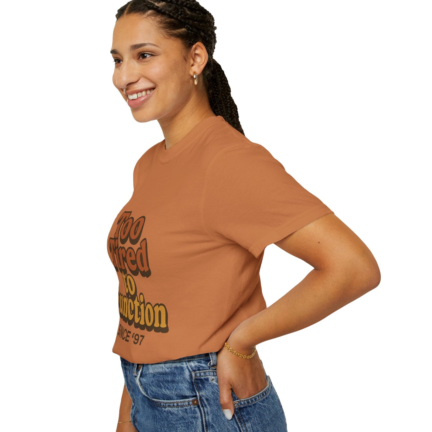 Too Tired to Function T-Shirt – Retro Unisex Graphic Tee | Funny Gift for Friends | 90s - Inspired Humor Shirt - The Buy Boom