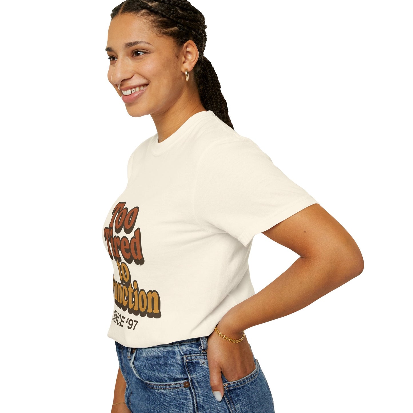 Too Tired to Function T-Shirt – Retro Unisex Graphic Tee | Funny Gift for Friends | 90s - Inspired Humor Shirt - The Buy Boom